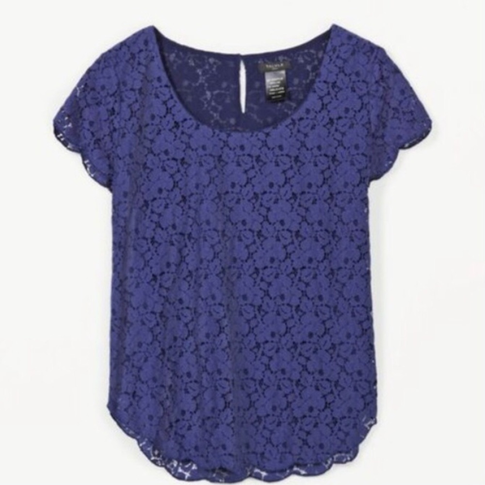 EUC Talula Betsey Blouse - Navy Blue